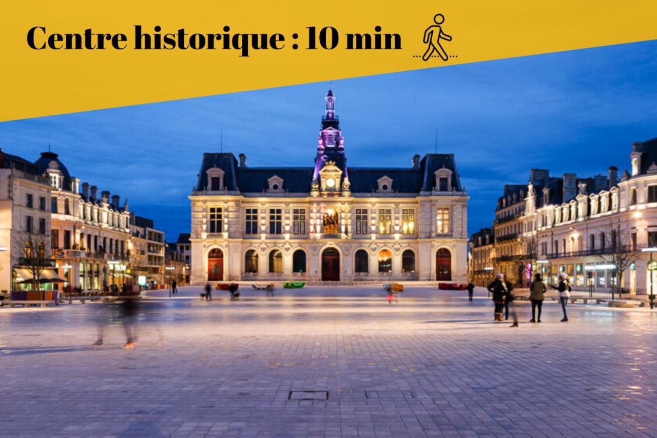 Le Duplex By Goodbnb - Proche Gare - 15Min Futuroscope Poitiers Bagian luar foto